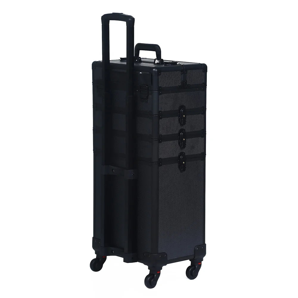 Valise professionnelle à roulettes grande capacité full black