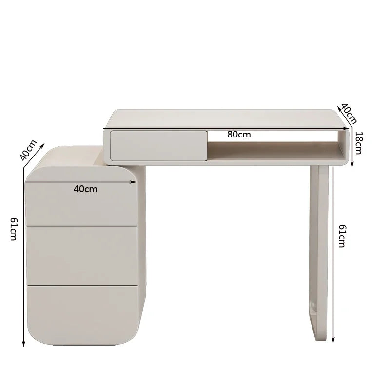 Bureau manucure pro double pour institut de beauté