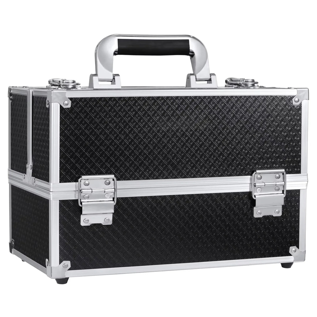 Valise manucure professionnelle portable en marbre blanc