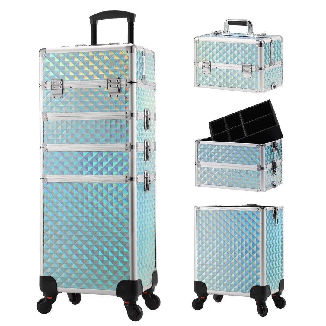 Valise onglerie professionnelle 4 en 1 noire