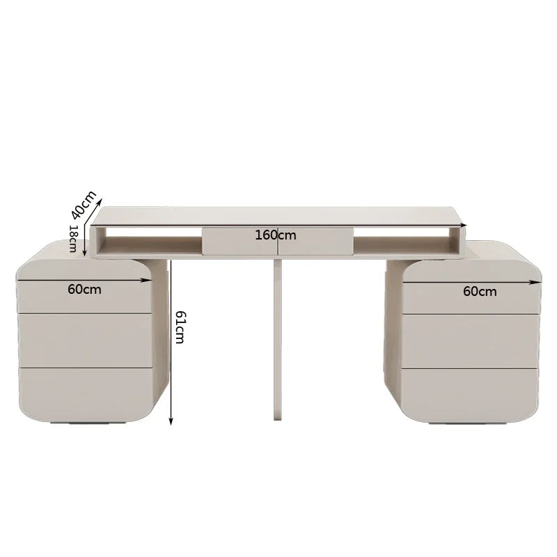 Bureau manucure pro avec rangements 80x50cm