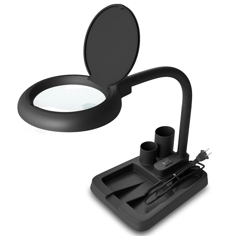 Lampe loupe esthétique compacte pour soins professionnels