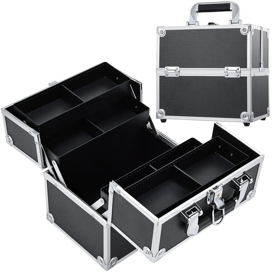 Valise manucure professionnelle portable blanc classique