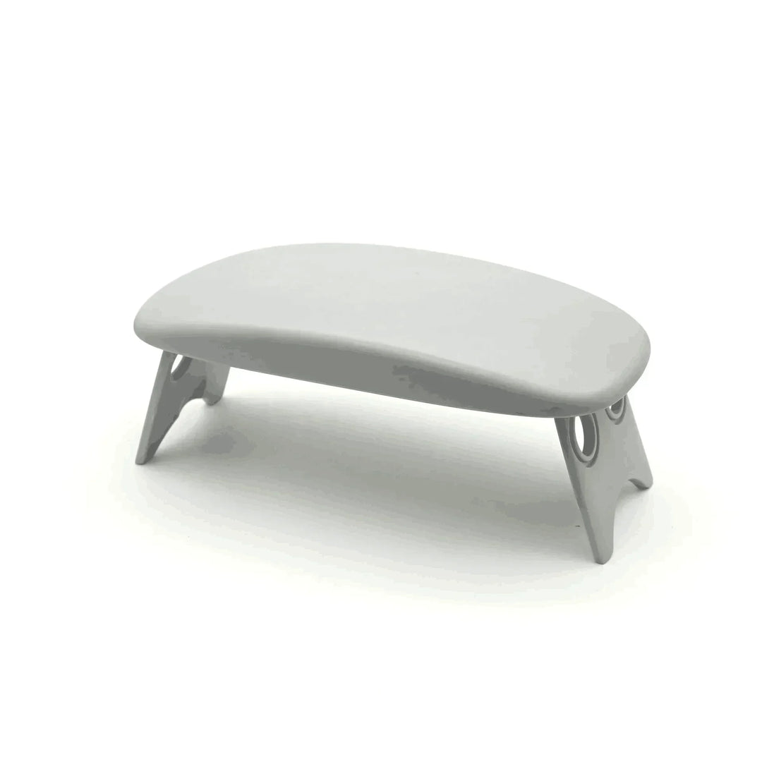 Repose main gris foncé design pliable confortable