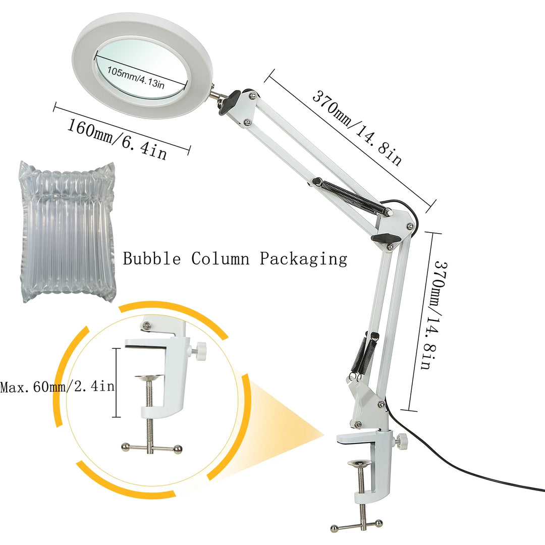 Lampe loupe esthétique à LED design moderne et pratique