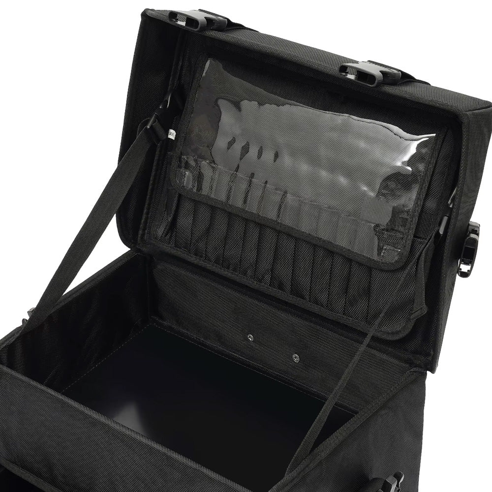 Valise esthétique souple à roulettes avec tiroirs intégrés-Nailona