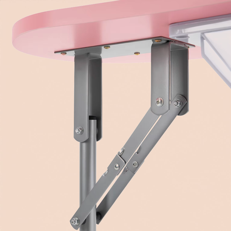 Table manucure pliante rose